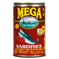 *SARDINES IN TOMATO SAUCE W/ CHILI 425G MEGA